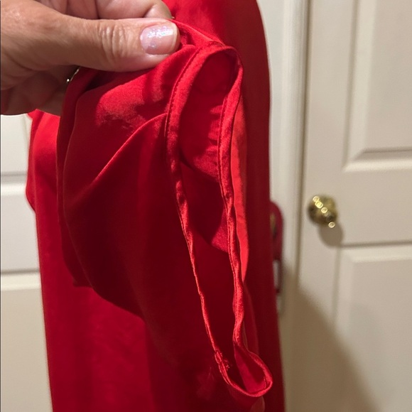 Worthington Vibrant Red Women's Blouse - Picture 6 of 11